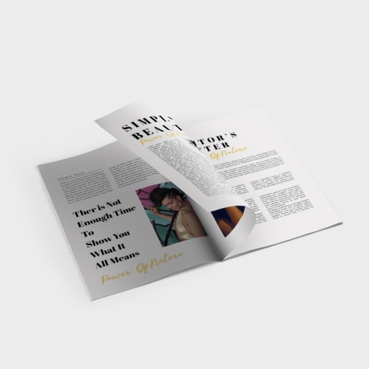 Magazine A4 pelliculé