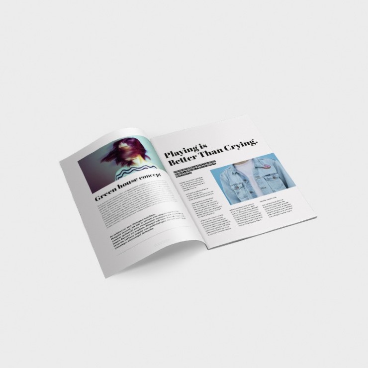 Magazine A5 pelliculé