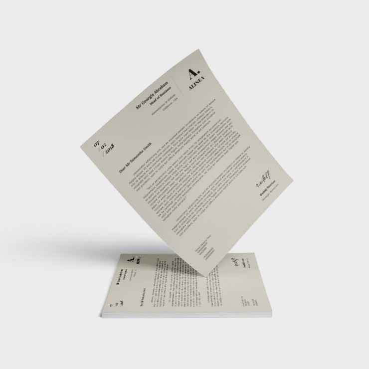 Papier à lettres A5